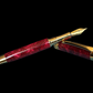 “Radiant Ruby” | Gold Fountain Pen | Highlander Collection