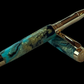 Handcrafted “Turquiose Gold” | Gold Rollerball by Highlander