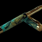 Handcrafted “Turquiose Gold” | Gold Rollerball by Highlander