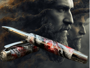 Black Titanium “Ares” Highlander Custom Rollerball Pen