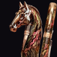 “Fire Horse I” | Red Gold Fountain Pen | Handcrafted In Colorado