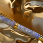 Amethyst Opal | Gold Rollerball Pen | Handcrafted in Colorado