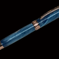 Blue Steel Red Gold Fountain Pen
