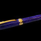 “Royal Amethyst” | Gold Rollerball Pen | Handmade Luxury Writing Instruments