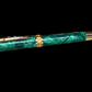 Emerald Green Gold Fountain Pen | Complementary Ink And journal