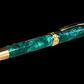 Emerald Green Gold Fountain Pen | Complementary Ink And journal