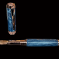 Blue Steel Red Gold Fountain Pen
