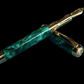 Emerald Green Gold Fountain Pen | Complementary Ink And journal