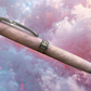 Pink Opal | Black Titanium Rollerball Pen | Luxury Handmade Writing Instruments
