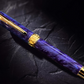 “Royal Amethyst” | Gold Rollerball Pen | Handmade Luxury Writing Instruments