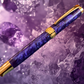 “Royal Amethyst” | Gold Rollerball Pen | Handmade Luxury Writing Instruments