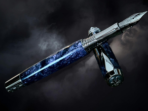 “Nebula Royale” | Black Titanium Fountain Pen | Highlander Collection