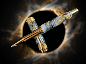 Solar Eclipse | Gold Rollerball Pen | Handcrafted by Highlander