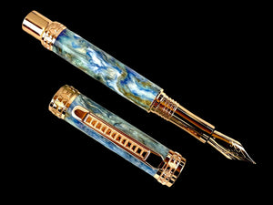 “The Expedition” Red Gold Fountain Pen