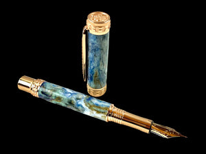 “The Expedition” Red Gold Fountain Pen