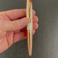 Handcrafted "Pearly Opal" Red Gold Ballpoint Pen.