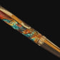 Dragon Skin | Red Gold Glasgow Ballpoint Pen | Luxury Writing Instrument by Highlander