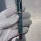 Elegant "Galactic Teal" Handcrafted Black Titanium Fountain Pen. One of a Kind. Handmade in Colorado. Ink, Converter, Sleeve & Box Included.