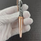 Red Gold "Argentite" Handmade Glasgow Ballpoint Pen. One of a Kind, Handcrafted by Highlander Pen in CO. Box, Ink, & Sleeve Included. [ML-BP-1216-01]