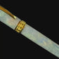 Sapphire Opal | Gold Rollerball Pen | Handcrafted by Highlander