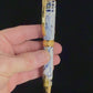 Ming Dynasty | Gold Fountain Pen | Blue, White & Gold Resin | Handcrafted by Highlander