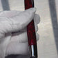 Elegant "Akai Red" Black Titanium Fountain Pen, Artisan Handcrafted Writing Instrument. Simple to Use. Custom Handmade in Colorado.