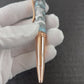 Red Gold "Cumulus" Handmade Glasgow Ballpoint Pen. One of a Kind, Handcrafted by Highlander Pen in CO. Box, Ink, & Sleeve Included. [ML-BP-1216-03]