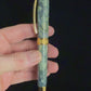 Highlander “Galactic Sea” | Gold Rollerball Pen | One-of-a-Kind Handmade Luxury Gift