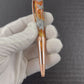 Rose Gold "Molten Metals" Handmade Glasgow Ballpoint Pen. One of a Kind, Handcrafted by Highlander Pen in CO. Box, Ink, & Sleeve Included. [ML-BP-1123-06]