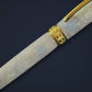 Handcrafted "Black Opal" Gold Fountain Pen by Highlander.  Perfect For Collectors and Writing Enthusiasts