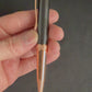 Highlander “Signature Black Onyx” | Red Gold Ballpoint Pen | Handcrafted Black Resin