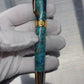 Elegant “Teal/Black/Gold” Handcrafted Luxury Gold Fountain Pen, One of a Kind, Handmade in Colorado. Ink, Converter, Sleeve, & Box Included.