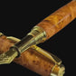 Museum Grade Thuya Burl Wood | Gold Fountain Pen | Highlander Rare Wood Pen Collection