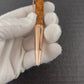 Rose Gold Exotic Thuya Burl Handmade Glasgow Ballpoint Pen. One of a Kind, Handcrafted by Highlander Pen. Box, Ink, & Sleeve Included. [ML-BP-1208-01]