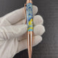 Rose Gold "Big Tsunami" Handmade Glasgow Ballpoint Pen. One of a Kind, Handcrafted by Highlander Pen in CO. Box, Ink, & Sleeve Included. [ML-BP-1203-02]