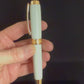 Bespoke “Jade" Resin Gold Fountain Pen - Memorable Gift