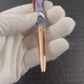 Rose Gold "Purple Haze" Handmade Glasgow Ballpoint Pen. One of a Kind, Handcrafted by Highlander Pen in CO. Box, Ink, & Sleeve Included. [ML-BP-1210-01]